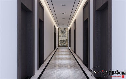 石嘴山办公室装修设计项目|津都华丽设计