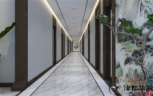 石嘴山办公室装修设计项目|津都华丽设计