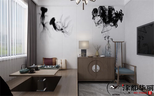 石嘴山办公室装修设计项目|津都华丽设计