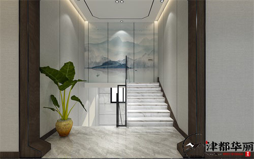 石嘴山办公室装修设计项目|津都华丽设计