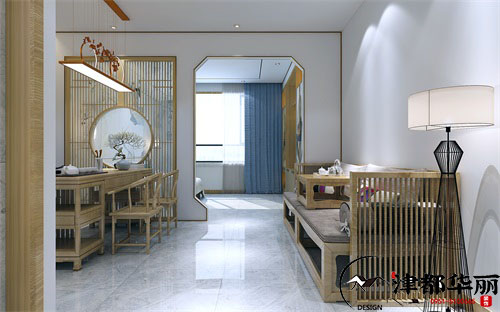 石嘴山办公室装修设计项目|津都华丽设计