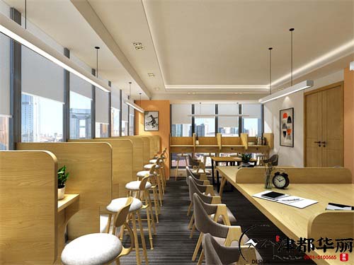 石嘴山三人行自习室设计方案鉴赏|创造良好的学习氛围和温馨舒适的环境