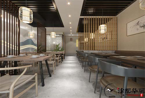 石嘴山高品质餐厅装修设计需要注意什么？镹臻专业工装设计