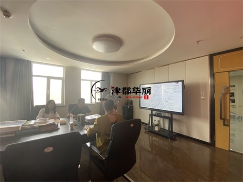 石嘴山办公室装修设计项目|津都华丽设计