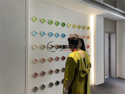 石嘴山办公室装修设计项目|津都华丽设计