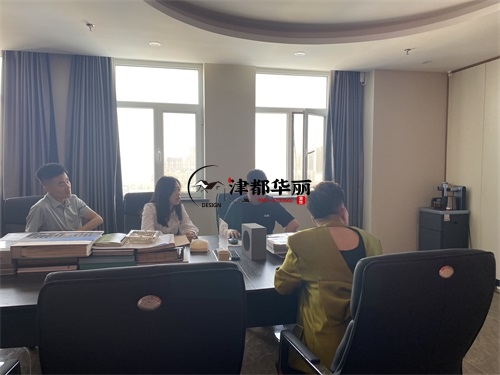 石嘴山办公室装修设计项目|津都华丽设计