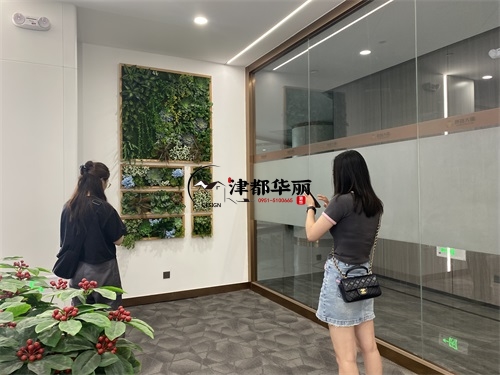 石嘴山办公室装修设计项目|津都华丽设计