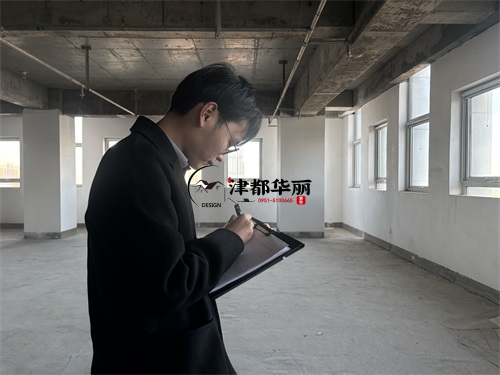 石嘴山办公室装修设计项目|津都华丽设计