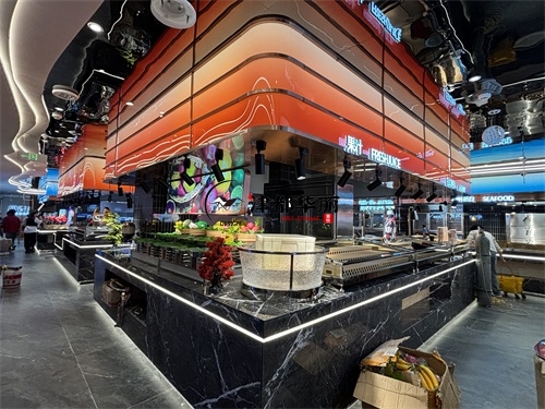 石嘴山自助餐厅装修设计项目|津都华丽设计