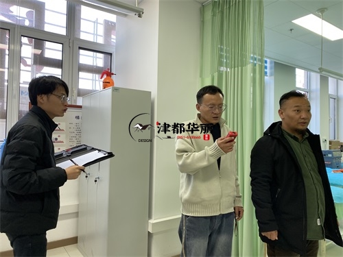 石嘴山银川装修公司|石嘴山某院装修改造施工现场复尺 