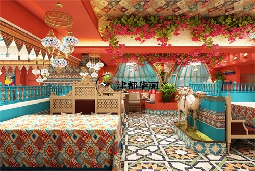 石嘴山餐厅装修设计项目|津都华丽设计