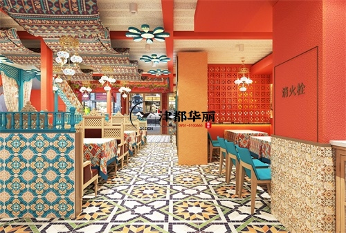 石嘴山餐厅装修设计项目|津都华丽设计