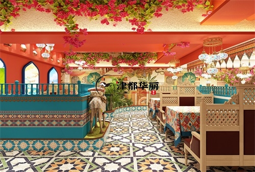 石嘴山餐厅装修设计项目|津都华丽设计