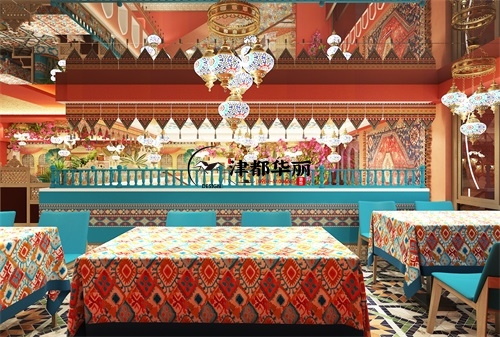 石嘴山餐厅装修设计项目|津都华丽设计