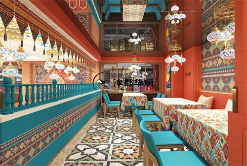 石嘴山餐厅装修设计项目|津都华丽设计