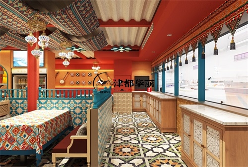 石嘴山餐厅装修设计项目|津都华丽设计