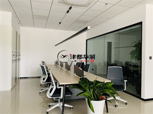石嘴山办公室装修设计项目|津都华丽设计