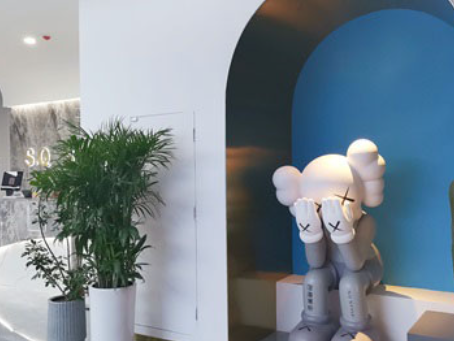 石嘴山装修公司|石嘴山沙琦美业中心设计装修项目落地实景