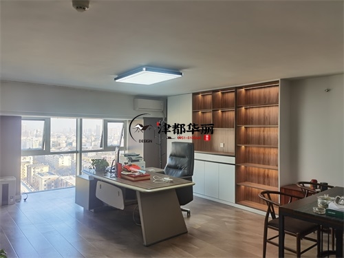 石嘴山办公室装修设计项目|津都华丽设计