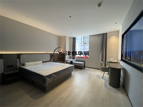 石嘴山轻居酒店装修设计项目|津都华丽设计