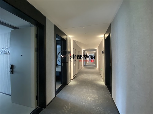 石嘴山轻居酒店装修设计项目|津都华丽设计