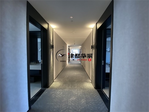 石嘴山轻居酒店装修设计项目|津都华丽设计