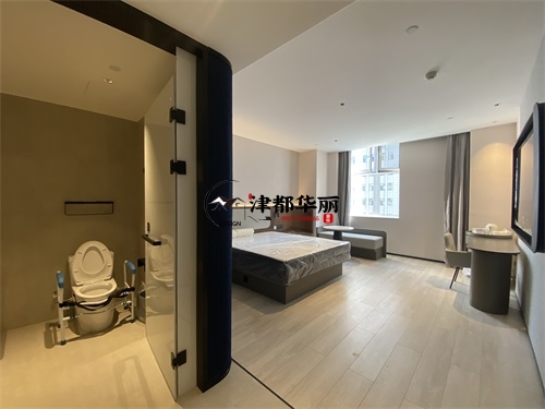 石嘴山轻居酒店装修设计项目|津都华丽设计