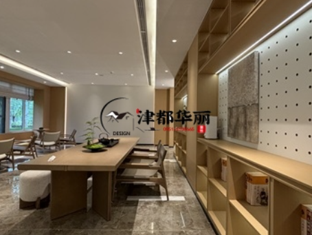 石嘴山装修公司|石嘴山望远民生售楼部展厅装修设计实景