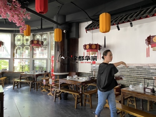 石嘴山火锅店装修设计项目|津都华丽设计