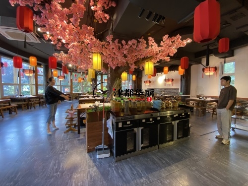 石嘴山火锅店装修设计项目|津都华丽设计