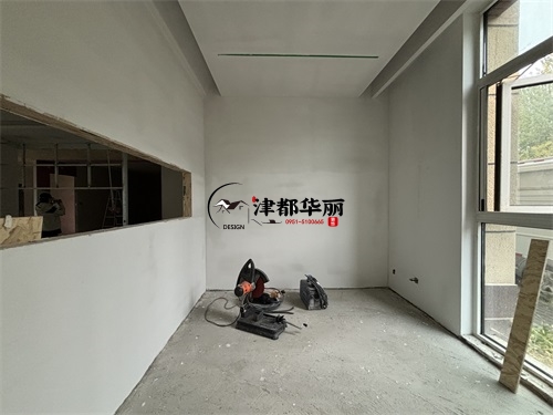 石嘴山办公室装修设计项目|津都华丽设计