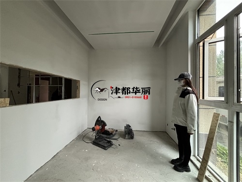 石嘴山办公室装修设计项目|津都华丽设计